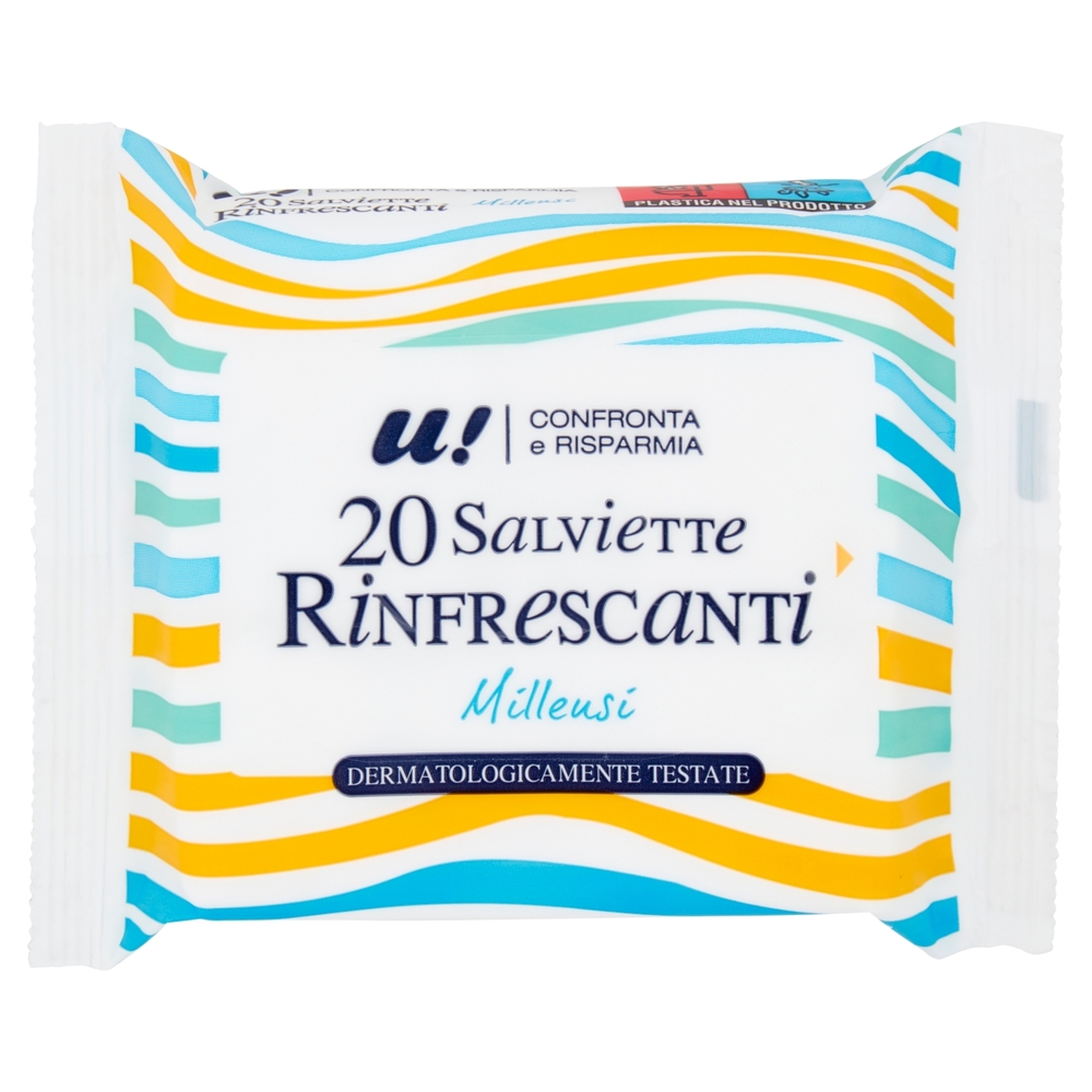 20 Salviette Rinfrescanti Milleusi U! Confronta e Risparmia